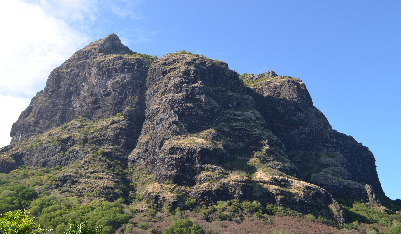 Le Morne Brabant mountain in Mauritius